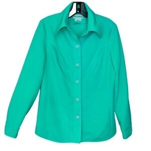 VINTAGE 70’s green shirt/jacket